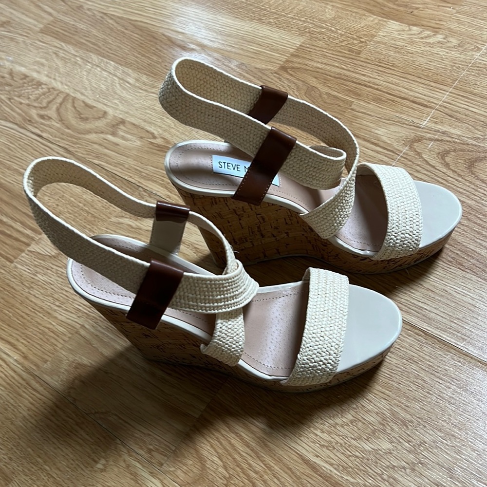 Steve Madden Wedges, Only Worn Once, In Excellent… - image 1